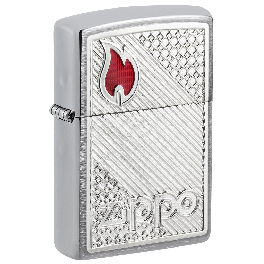 Запальничка бензинова Zippo 200 Tiles Emblem (48126) від компанії Придбай - фото 1