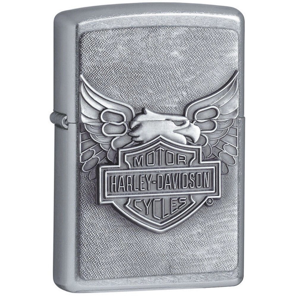 Запальничка бензинова Zippo Harley-Davidson Iron Eagle Emblem Street Chrome (20230) від компанії Придбай - фото 1