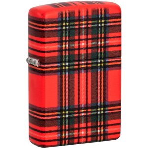 Запальничка бензинова Zippo Red Plaid Design (49352)