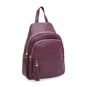 Жіночий шкіряний рюкзак Borsa Leather K11032v-violet