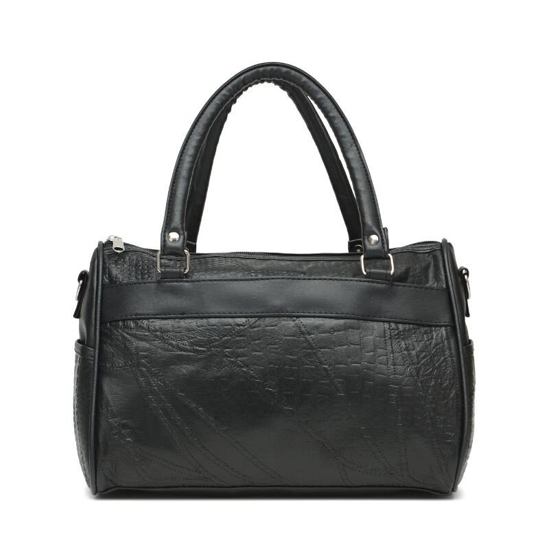 Жіноча шкіряна сумка Borsa Leather K1HB1506334-R1-black від компанії Придбай - фото 1