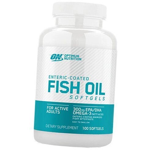 Жирні кислоти Омега 3 Fish Oil Optimum nutrition 100гелкапс (67092001) від компанії Придбай - фото 1