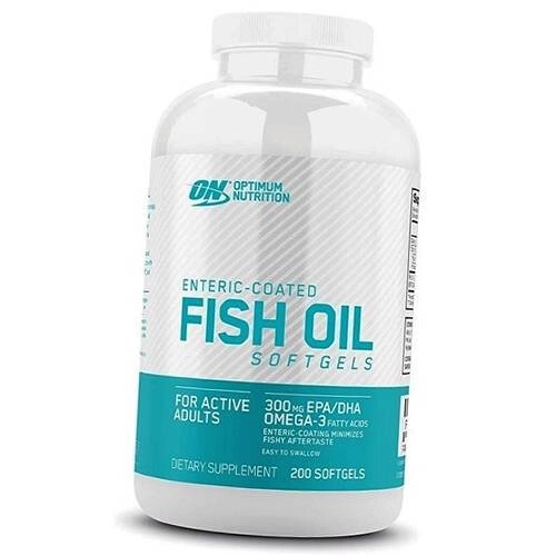 Жирні кислоти Омега 3 Fish Oil Optimum nutrition 200гелкапс (67092001) від компанії Придбай - фото 1