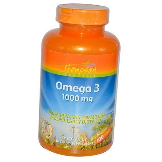 Жирні кислоти Омега 3 Omega 3 Thompson 100гелкапс (67412002) від компанії Придбай - фото 1