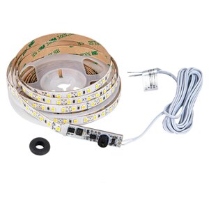 Набір світлодіодної стрічки 2835 SMD 120LEDs/m, 4000K, L = 3м, перемикайте рух. Руки, 12V / 30 Вт / IP20