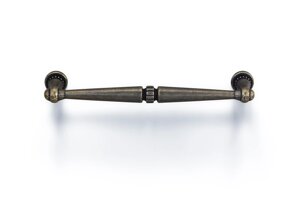Ручка для меблів MVM D-1015-160 MBAB, матова темна антична бронза, 160 мм, ручка-скоба МВМ