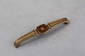 Ручка меблева Giusti РГ 510 WMN716.160. MGD1, старе золото + темн. перламутр, ручка скоба
