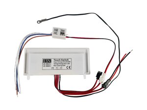 Сенсорний вимикач для дзеркал LB-086, LED-годинник, 2 кл., 1*65W,1*Defogger, dimmer, DC12-24V+РЕЛЕ 220