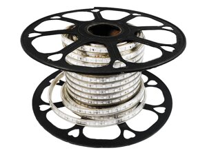 Світлодіодна стрічка 5050-60led-10mm-220V 14,4W/m IP68 зелений LEDUA