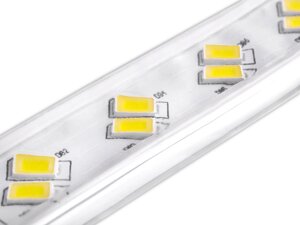 Світлодіодна стрічка 5730-120led-16mm-220V 28,8W/m IP68 білий діоди в два ряди, без гарантії гарантії LEDUA