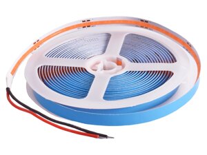 Світлодіодна стрічка COB/FCOB-320led-12mm-12V 12W/m IP20 подвійна плата рожева