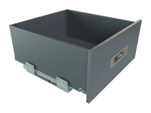 Шухляда GIFF PRIME flatbox L = 550 H = 199 графіт