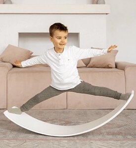 З ЗАХИСТОМ ДЛЯ ПАЛЬЦІВ Рокерборд SwaeyBoard Балансборд балансир розвиваюча іграшка дитяча дошка