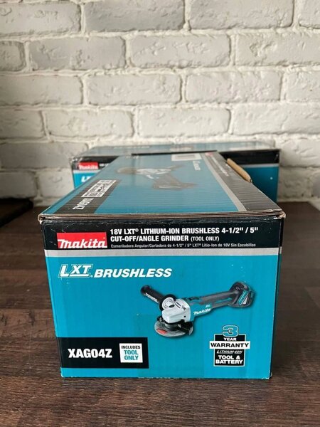 Бесщеточная болгарка турбинка makita xag 04 z lxt аккумуляторная