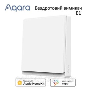 Вимикач бездротовий 1-кл Aqara E1 Wireless Switch Вимикач HomeKit