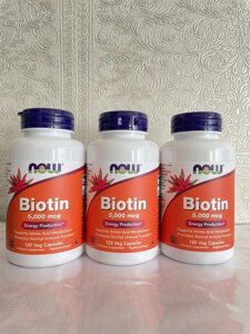 Біотин Biotin Now вітаміни 5000 iherb vitamin b