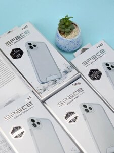 ‼Чохол Space для iPhone 13 Pro Max прозорий не жовтіє код 14