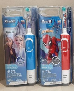Дитяча зубна щітка Oral-B D100 Spider Man, Frozen