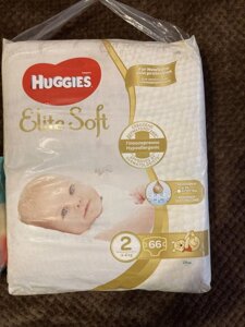 Діапери Huggies elite soft та Babydream 2