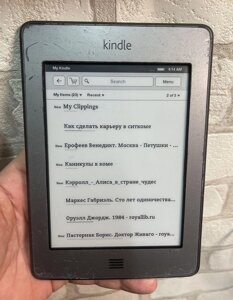 Електронна книга, рідер, читалка Amazon Kindle 4 Touch D01200 б / у