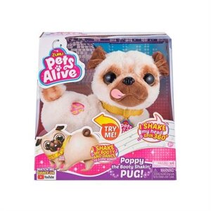 Інтерактивна м'яка іграшка Pets Robo Alive – Мопс, що танцює