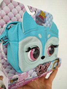 Інтерактивна сумка purse pets fierce fox лисичка блакитна