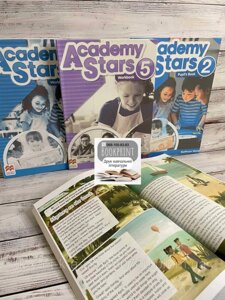Комплект Academy Stars 1, 2, 3, 4, 5 Student&x27,s book + Workbook