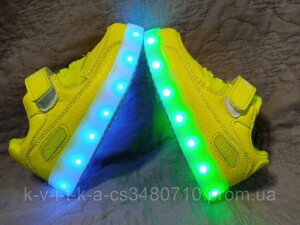 Кросівки Clibee з підсвічуванням, LED, 26,27,29,30,31. Різні кольори .