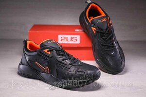 Кросівки чоловічі шкіряні Nike Air Power Black-Orange