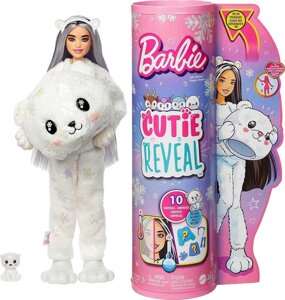 Лялька BarbieDoll Cutie Reveal Polar Bear Полярний ведмедик
