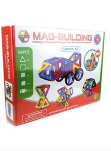 Магнітний Конструктор Mag Building 36 Деталей 3D