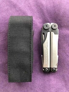 Мультитул Leatherman Wave Plus Silver/Black з чохлом на molle