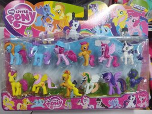 Набір фігурок Літл Поні my Little Pony 6-7 см 12 шт Швидка Відправка