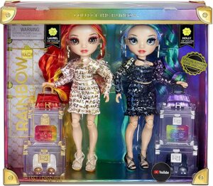 Набір із двох ляльок Rainbow High Twins Laurel &amp, Holly De&x27, Vious.
