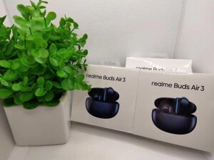 Навушники Realme Buds Air 3 (Blue) - Multipoint, ANC 42dB, 5,5 год/30ч.