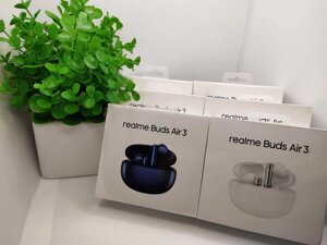 Навушники Realme Buds Air 3 (White) - Multipoint, ANC 42dB, 5,5 год/30ч.