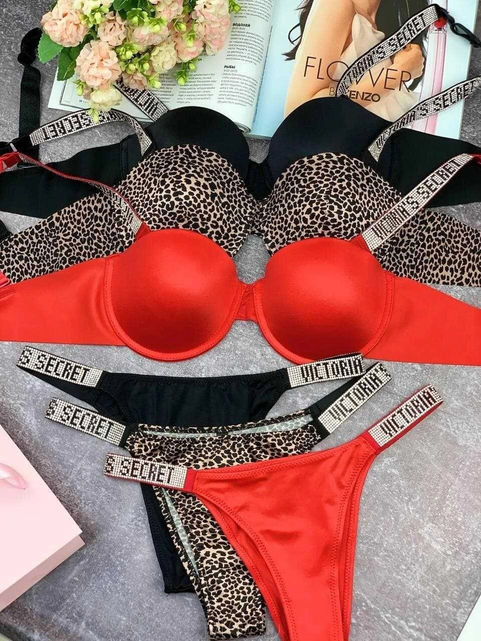 Комплект нижнего белья со стразами Victoria&x27, s Secret Виктория Сикрет.  Цена - 1363.35 ₴. Купить в Киеве на Zakupka.com. Отзывы, ID: 1493216361.