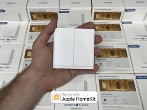 Розумний вимикач Aqara E1 Wall Switch EU QBKG41LM Вимикач HomeKit