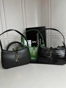 Сумка Ів сін лоран жіноча сумочка багет хобо Yves Saint Laurent Hobo