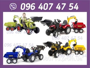 Трактор на педалі | Веломобіль| Falk | Rolly Toys | Smoby від 2 до 10 років.