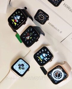 Розумні Смарт Годинник Smart Apple Watch IWO T500 + Plus HiWatch 6 Епл Вотч