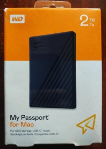 Зовнішній жорсткий диск 2TB WD My Passport