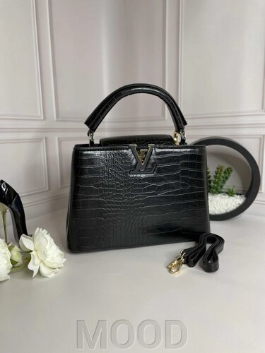 Женская черная сумка кроко Louis Vuitton сумочка Луи Виттон wb002  (1493223796) купить в Киеве за 3492.03 грн