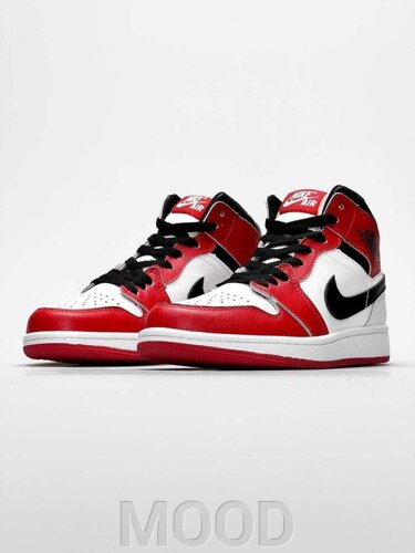 Жіночі кросівки Nike Jordan 1 High Red White