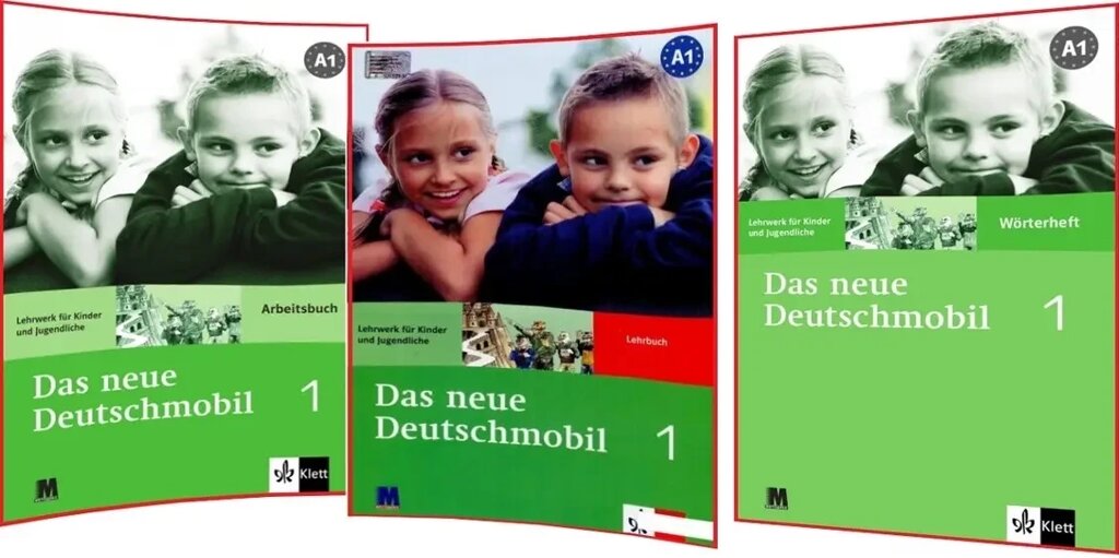 Das neue Deutschmobil 1 Lehrbuch + Arbeitsbuch + Testheft (Підручник + робочий зошит + тести) від компанії Inozemna - фото 1