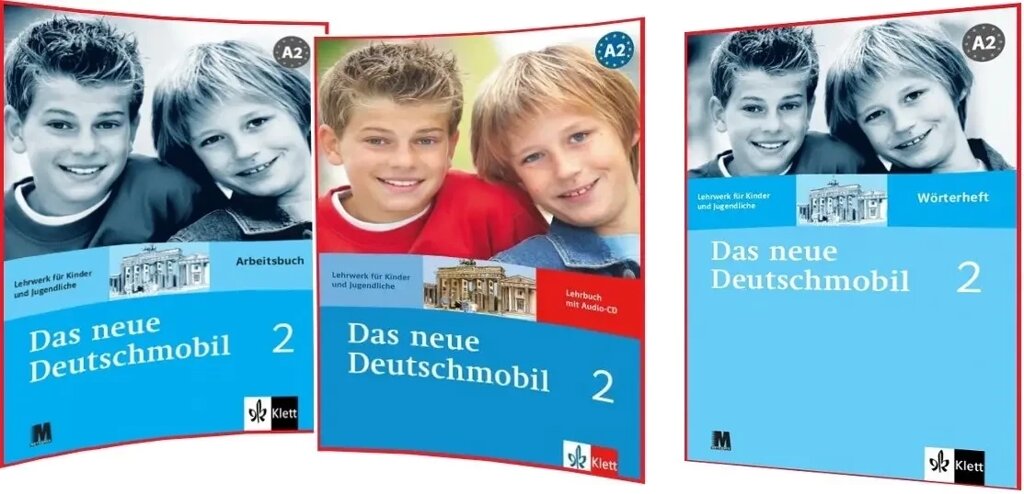 Das neue Deutschmobil 2 Lehrbuch + Arbeitsbuch + Testheft (Підручник + робочий зошит + тести) від компанії Inozemna - фото 1