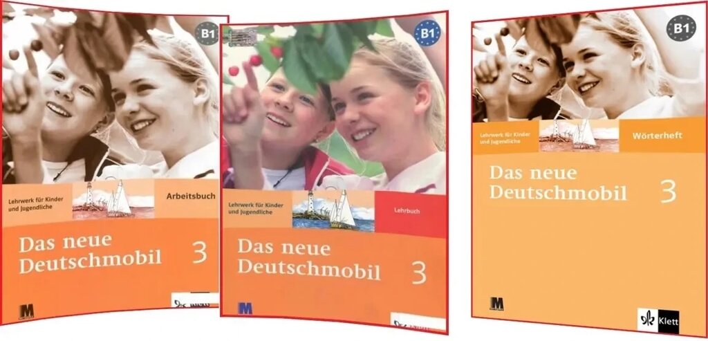 Das neue Deutschmobil 3 Lehrbuch + Arbeitsbuch + Testheft (Підручник + робочий зошит + тести) від компанії Inozemna - фото 1