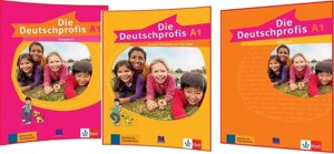 Die Deutschprofis A1 Kursbuch +bunsbuch + Testheft (Підручник + зошит + тести)