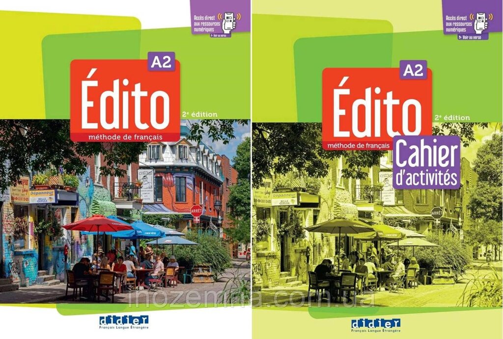 Edito A2 2e Edition Livre de l'eleve + Cahier d'exercices (комплект) від компанії Inozemna - фото 1