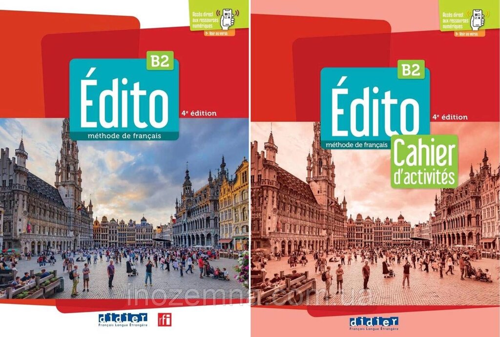 Edito B2 4e Edition Livre de l'eleve + Cahier d'exercices (комплект) від компанії Inozemna - фото 1